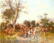 Arab Riders at the Oasis - 乔治·华盛顿